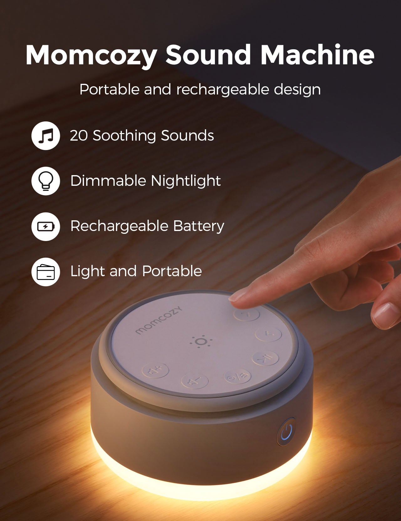 momcozy-portable-baby-sound-maschine-white-noise image 2