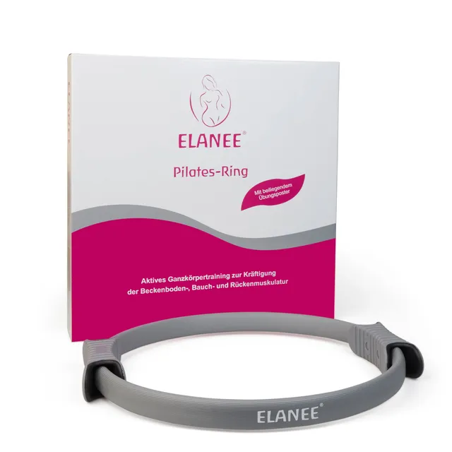elanee-pilates-ring-38-cm-beckenboden-trainingshilfe-grau image 1