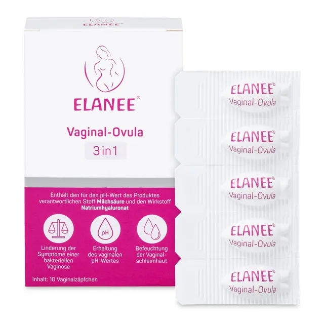 elanee-vaginal-ovula-vaginalz-pfchen-mit-feuchtigkeitsschutz image 1