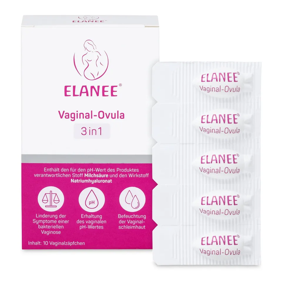 elanee-vaginal-ovula-vaginalz-pfchen-mit-feuchtigkeitsschutz image 1